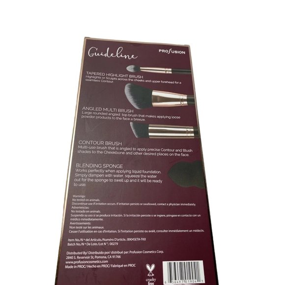 Professional face sculpting collection make up brush set Brand New - Picture 2 of 3